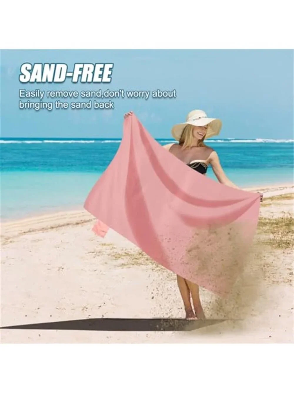 Waterproof Beach Blanket Sandproof Picnic Mat Lightweight Camping Travel Blanket